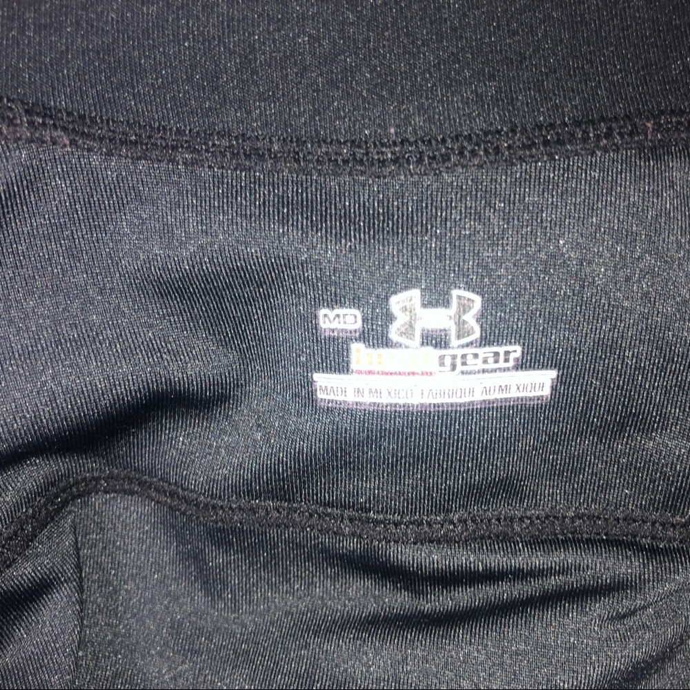 Under Armour Black Full-Zip Varsity Jacket with Red Patch #0029 - Picture 7 of 10